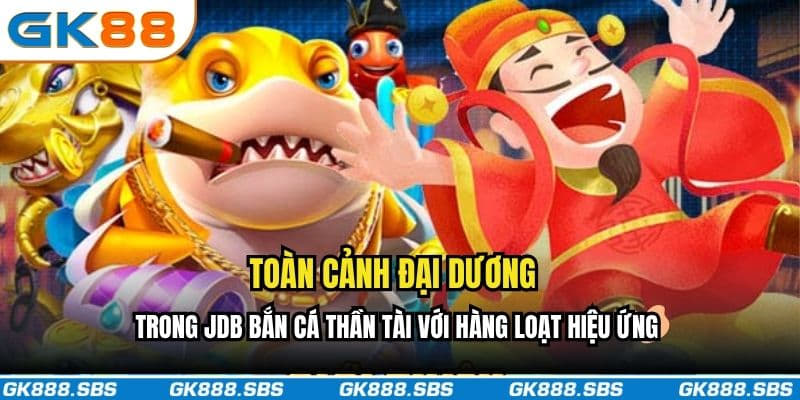 Toàn cảnh đại dương trong game với hàng loạt loài cá và hiệu ứng