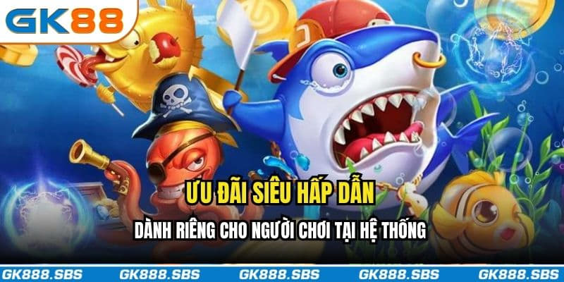 Ưu đãi siêu hấp dẫn dành riêng cho người chơi tại hệ thống